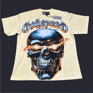 Godspeed Cream Graphic T-Shirt